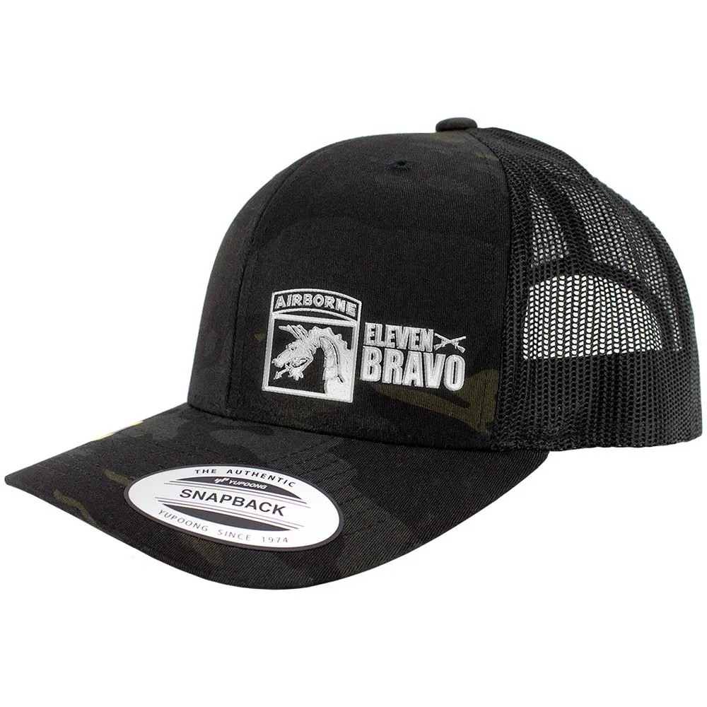 18th Airborne 11 Bravo Series Snapback Trucker Multicam