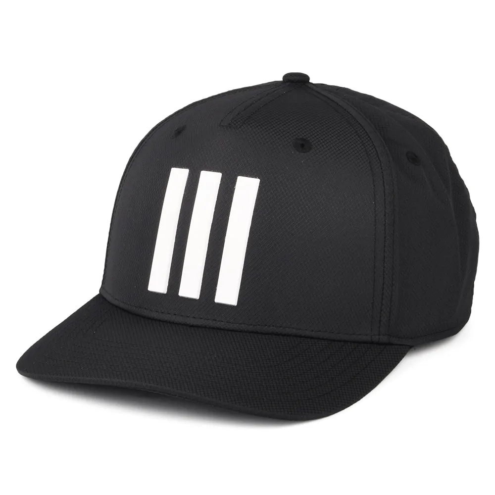 Adidas Hats Golf Tour 3 Stripes Recycled Baseball Cap - Black