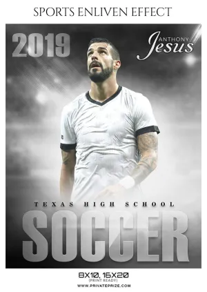 Anthony Jesus - Soccer Sports Enliven Effects Photography Template