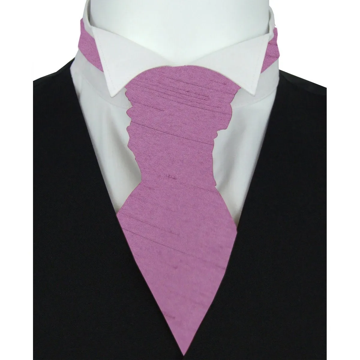 Chinese Violet Shantung Wedding Cravats