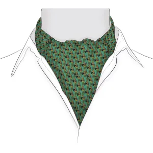 Chokore Men's Sea Green Silk  Cravat