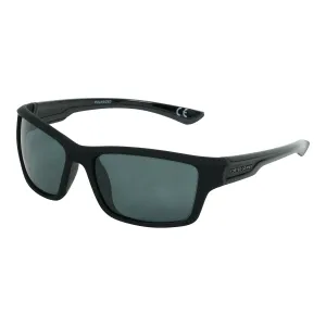 Foster Grant Full Rim Rectangle Polarized Sunglasses Black