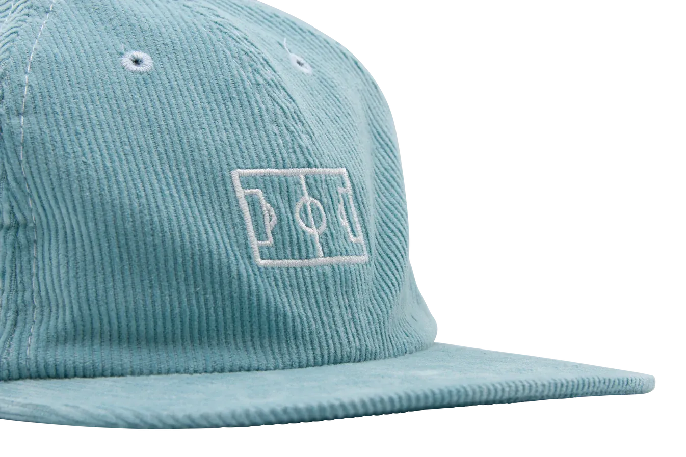 Goiaba E.C. - Campo 6-Panel Corduroy Hat - Sky Blue