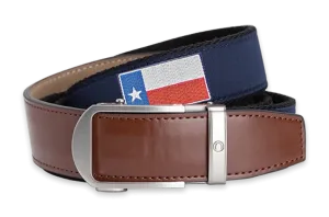 Hampton Texas Flag, 1 3/8 Strap, Golf Ribbon Belt