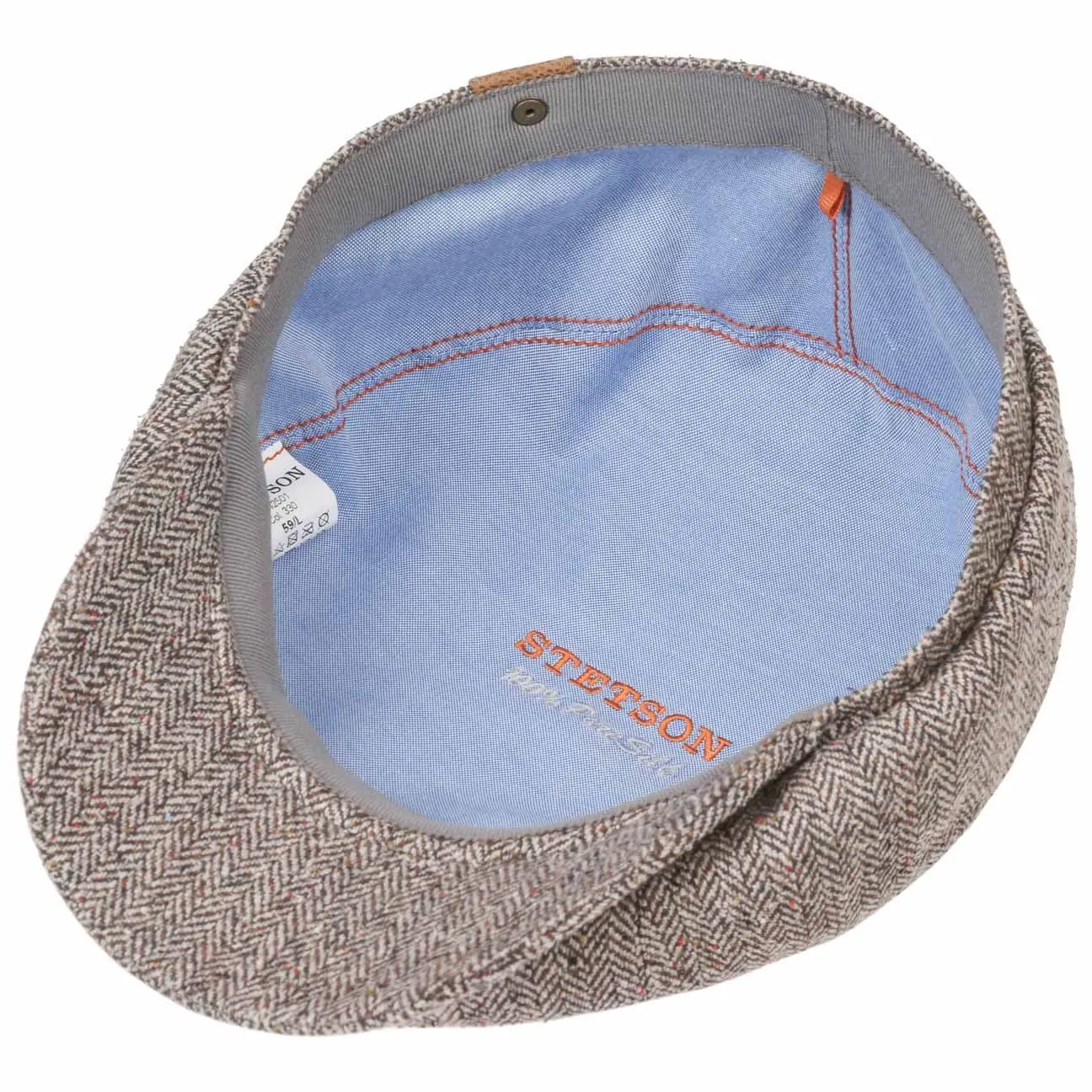 Hatteras Silk Flat Cap by Stetson