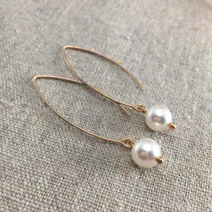 Long Pearl Earrings