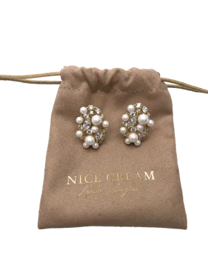 Nice Cream London Metallic Grace Earrings One Size