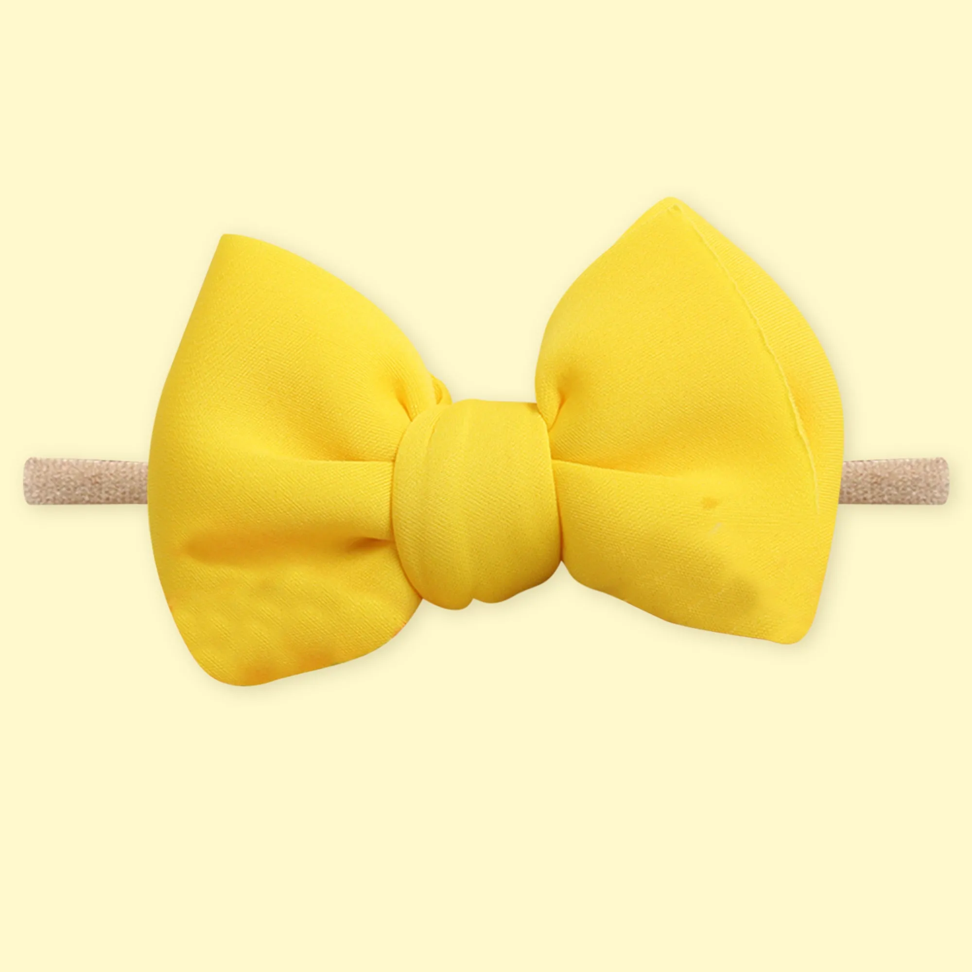 Polka Tots Lemon Bow Headbands Set - Multicolor