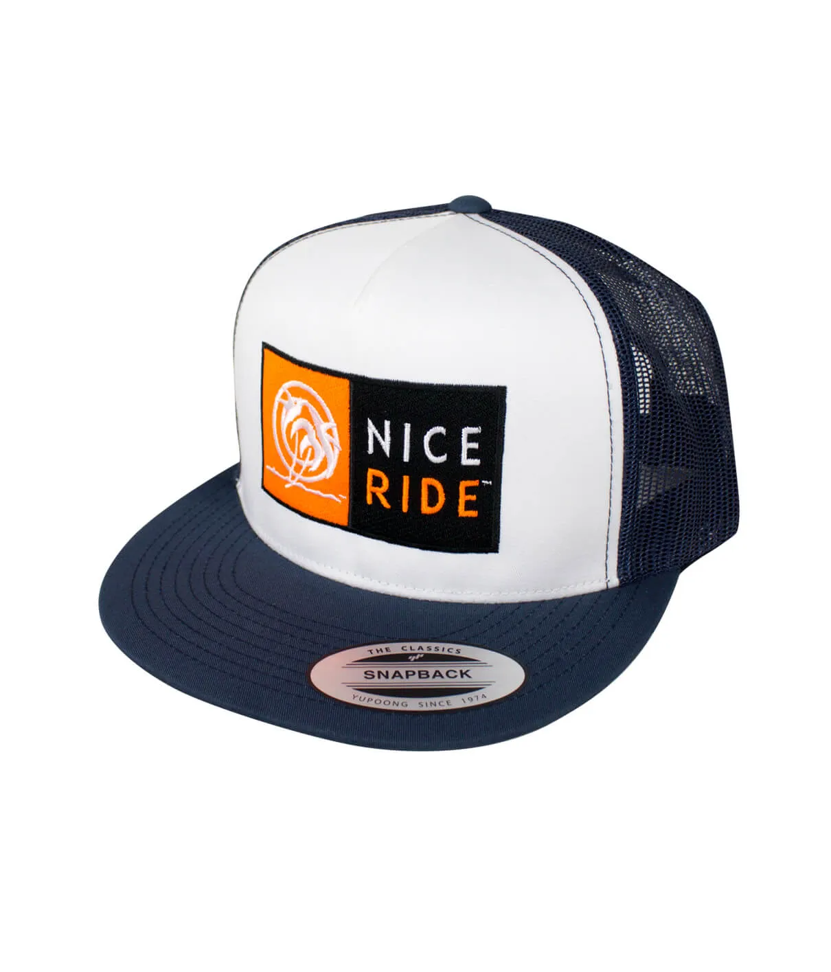 "N-R Combo" Navy Blue Trucker Hat