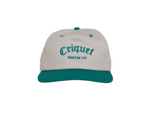 Throwback Hat - Criquet Golf - Khaki/Green